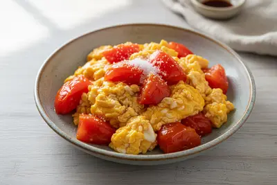 Chinesische Tomaten-Ei-Pfanne