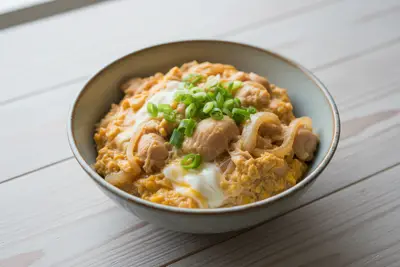 Oyakodon (Hähnchen-Ei-Schüssel)