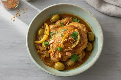 Hähnchen-Tagine mit Oliven
