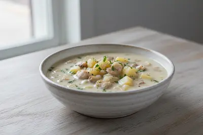 Muschelsuppe aus Neuengland