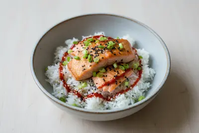 Lachs-Reis-Schüssel