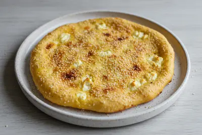 Hüttenkäse-Fladenbrot