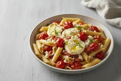 Gebackene Feta-Nudeln
