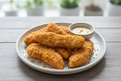 Hähnchenfilets aus der Heißluftfritteuse