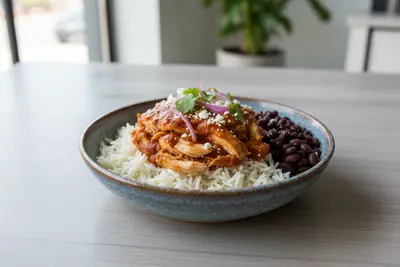 Hähnchen-Enchilada-Bowl