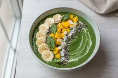 Grüne Smoothie-Bowl