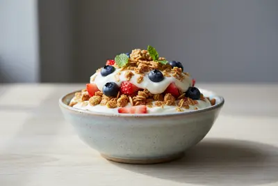 Joghurtparfait mit Müsli