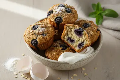 Blaubeer-Protein-Muffins