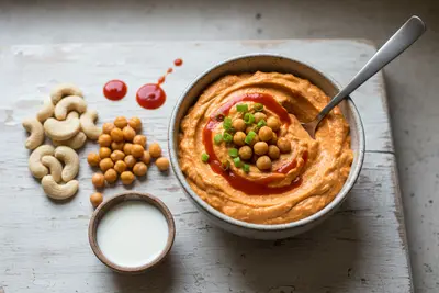 Büffel-Kichererbsen-Dip