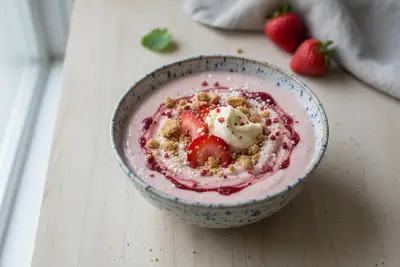 Erdbeer-Käsekuchen-Smoothie