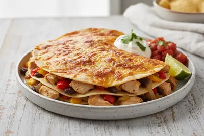 Hühnchen-Quesadilla-Auflauf
