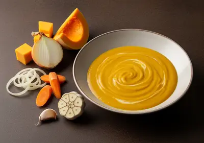 Samtige Butternusskürbis-Suppe