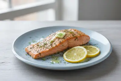 Gebackener Lachs mit Dill