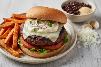 Black-Bohnen-Burger