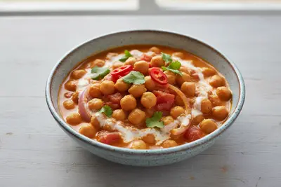 Kichererbsen-Curry-Bowl