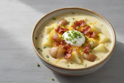 Geladene Ofenkartoffelsuppe