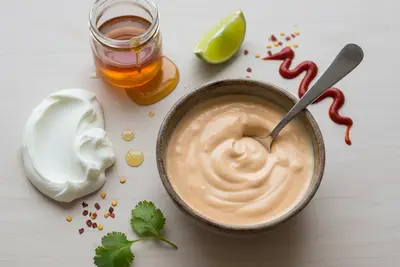 Skyr-Honig-Sriracha-Sauce