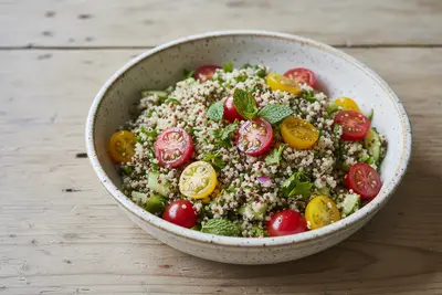 Quinoa-Taboulé-Schüssel