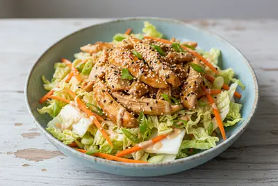 Asiatischer Sesam-Hühnersalat