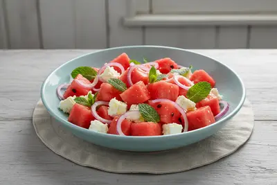 Wassermelonen-Feta-Salat