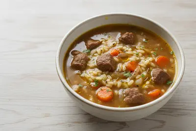Rindergerstensuppe