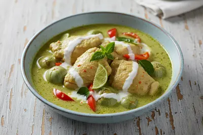 Grünes Curry-Huhn