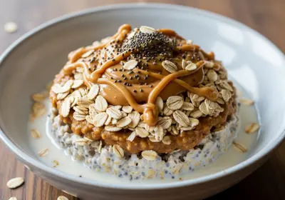 Erdnussbutter-Overnight-Oats