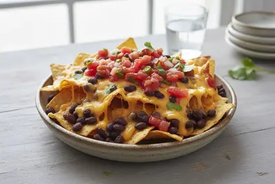 Geladene Nachos (Veg)