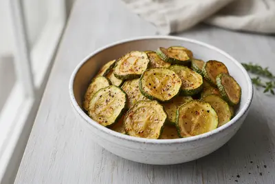 Gebackene Zucchini-Chips